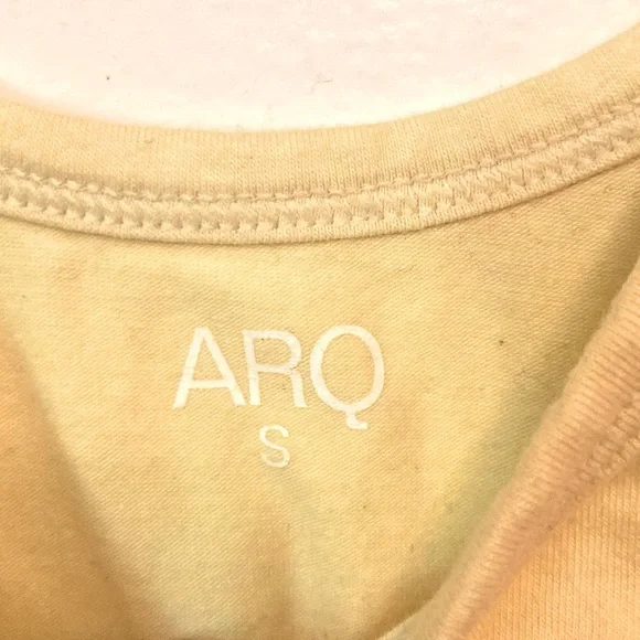 Arq + Dazed But Amazed collab Cropped Tank Top in Yellow size small - Picture 3 of 4